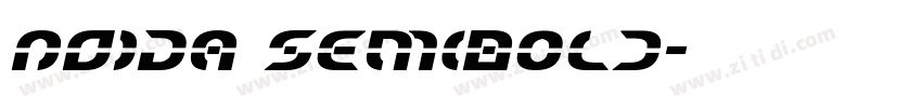 NOIDA SemiBold字体转换